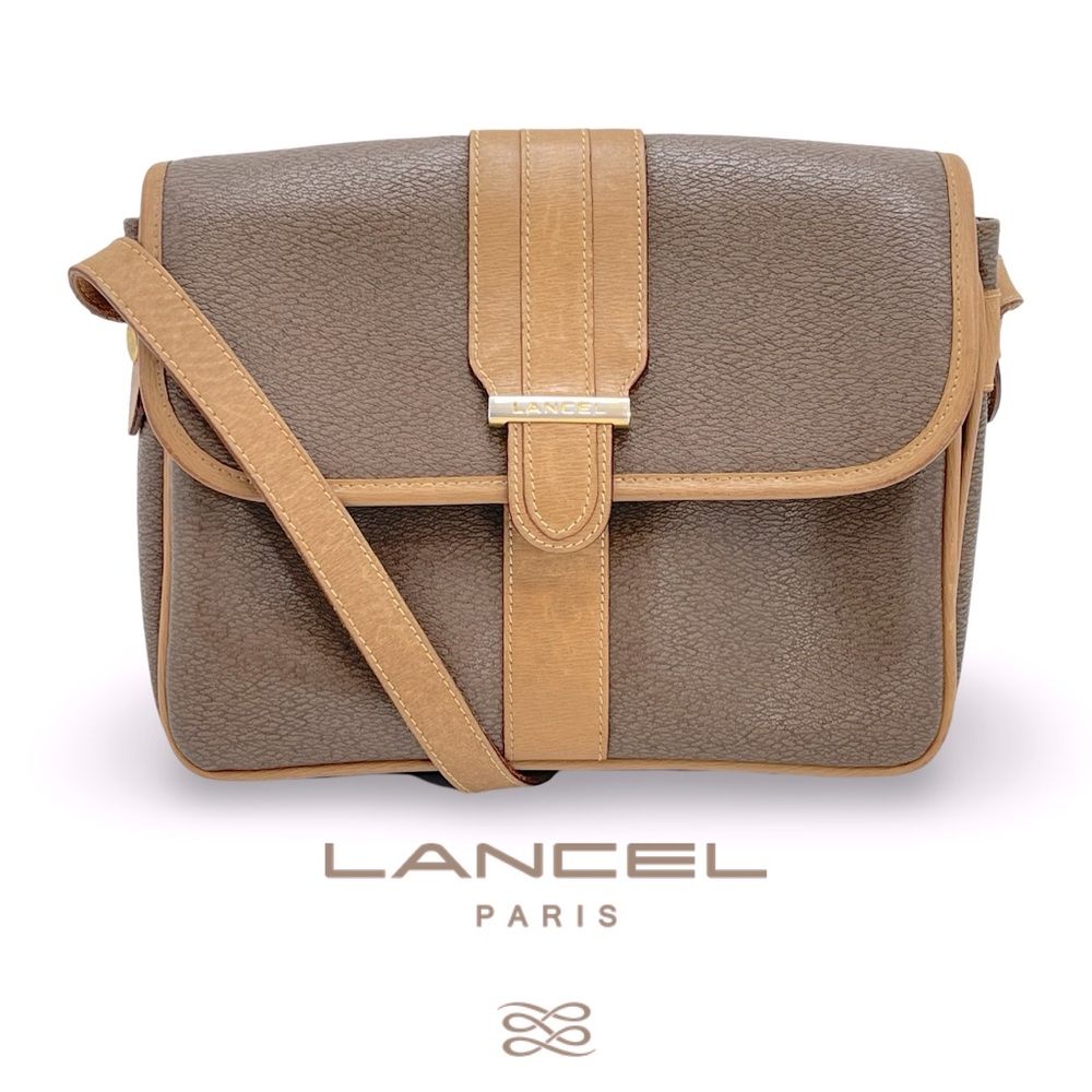 LANCEL Paris Classic All-Leather Crossbody!